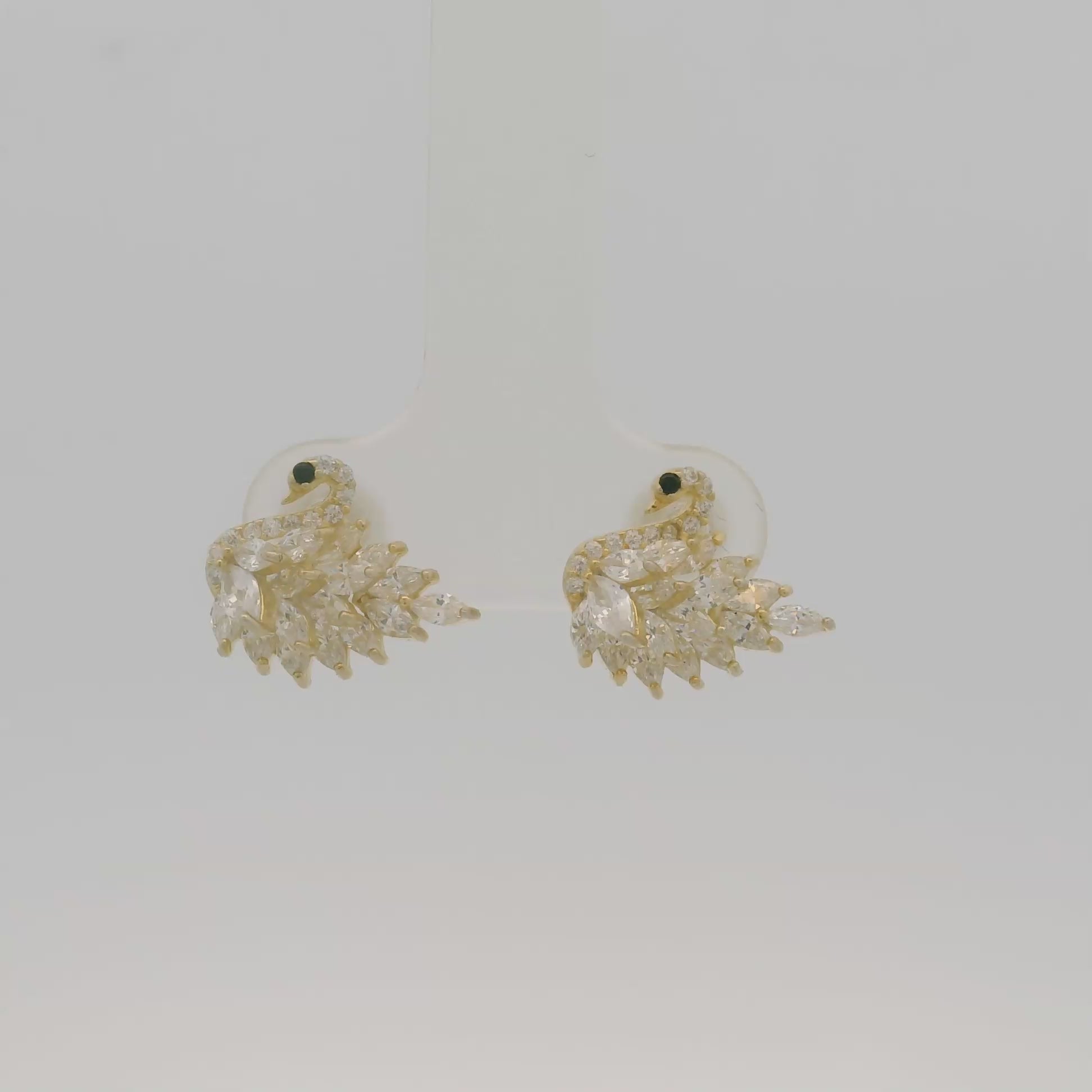 sparkling-gold-silver-stud-earrings